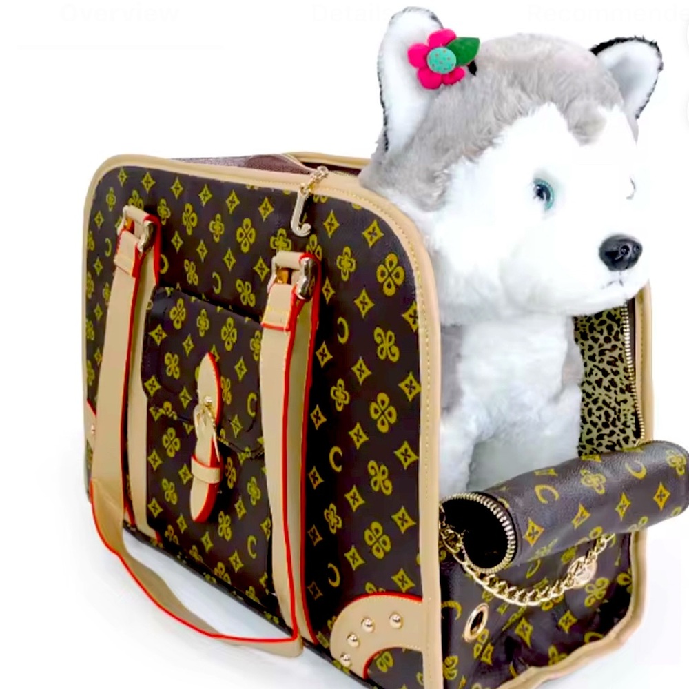 Genuine leather NEW  Pet carrier. For Dogs & Cats - Picture 3 of 6